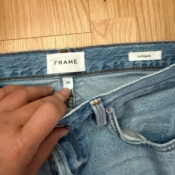 Frame Le Original Distressed Jeans Size 29 - Picture 3 of 6